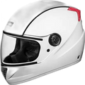STUDDS Professional White Full Face Helmet