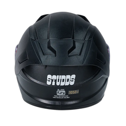STUDDS Raider Glsy Black Full Face Helmet