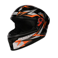 STUDDS Raider Skulpt D1 Black N10 Full Face Helmet