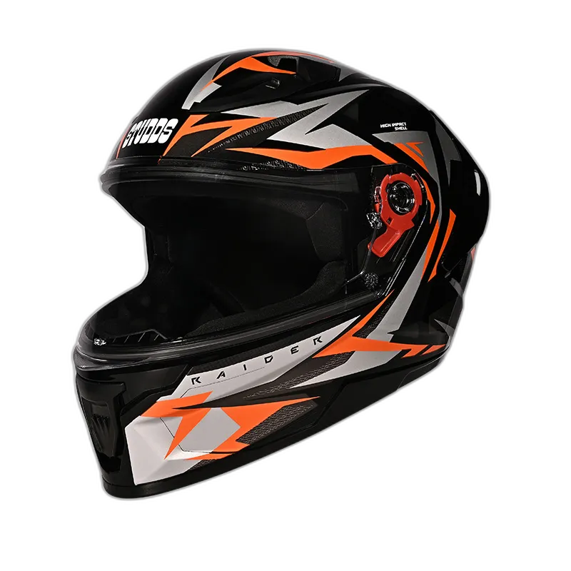 STUDDS Raider Skulpt D1 Black N10 Full Face Helmet
