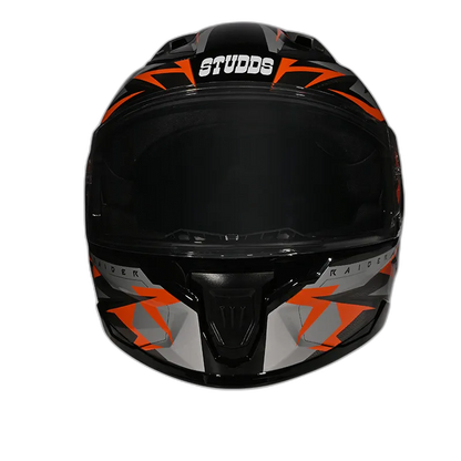 STUDDS Raider Skulpt D1 Black N10 Full Face Helmet
