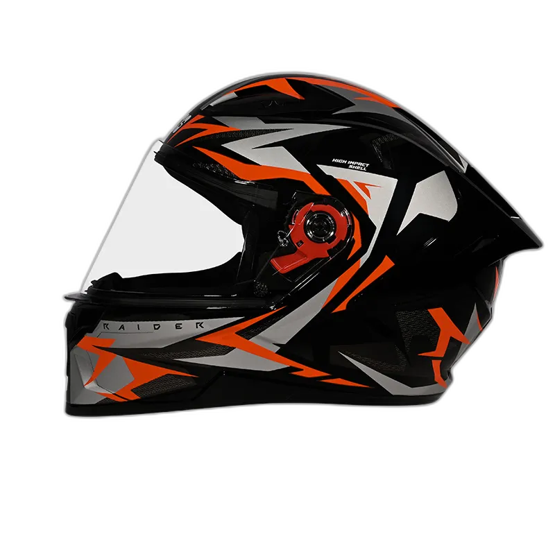 STUDDS Raider Skulpt D1 Black N10 Full Face Helmet