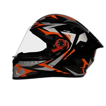 STUDDS Raider Skulpt D1 Black N10 Full Face Helmet