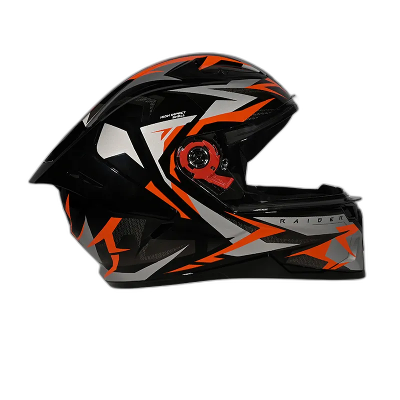 STUDDS Raider Skulpt D1 Black N10 Full Face Helmet