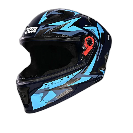 STUDDS Raider Skulpt D1 Blue N1 Full Face Helmet