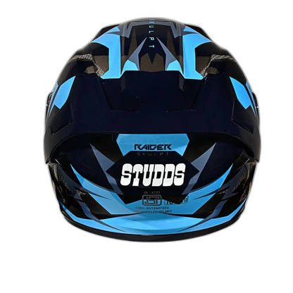 STUDDS Raider Skulpt D1 Blue N1 Full Face Helmet
