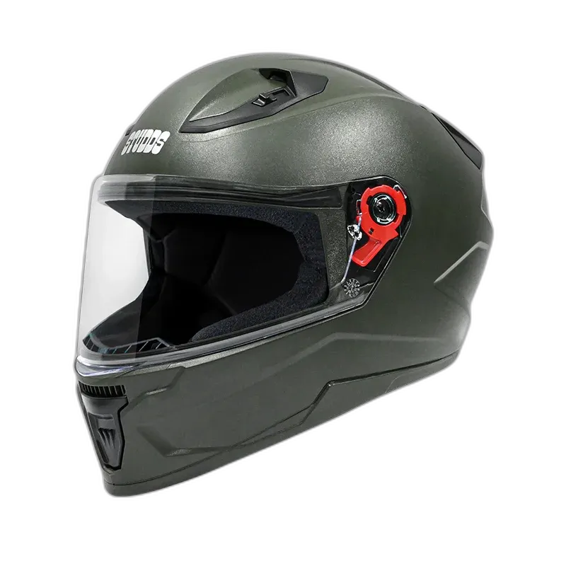 STUDDS Raider Street Mil Green Full Face Helmet