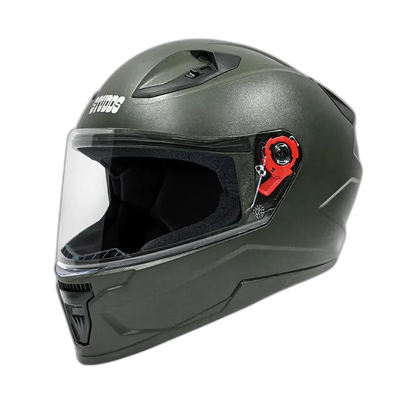 STUDDS Raider Street Mil Green Full Face Helmet