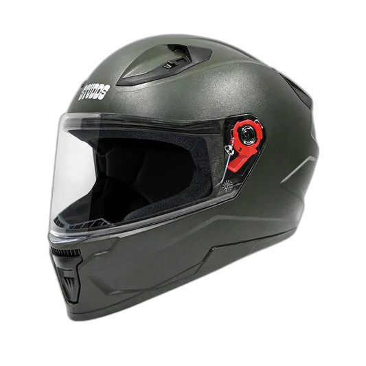STUDDS Raider Street Mil Green Full Face Helmet
