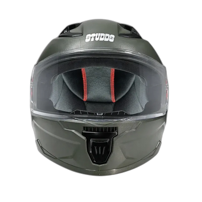 STUDDS Raider Street Mil Green Full Face Helmet