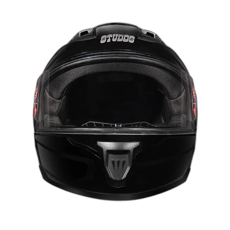 STUDDS Raider Super Black Full Face Helmet