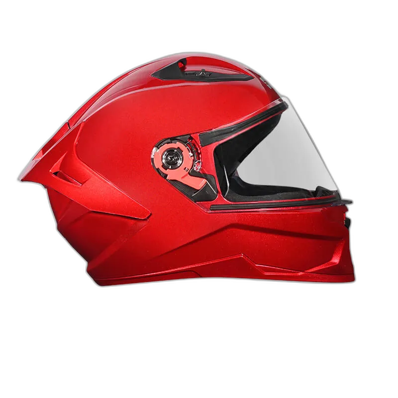 STUDDS Raider Super Cherry Red Full Face Helmet