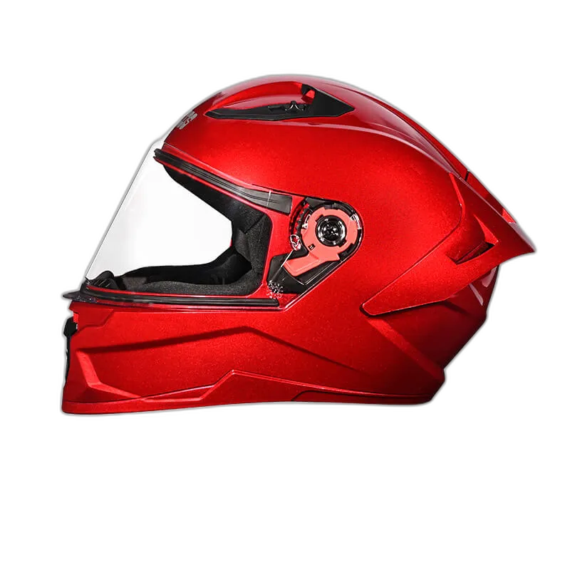 STUDDS Raider Super Cherry Red Full Face Helmet