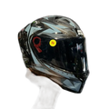 STUDDS Raider Super D1 Black Grey N Full Face Helmet