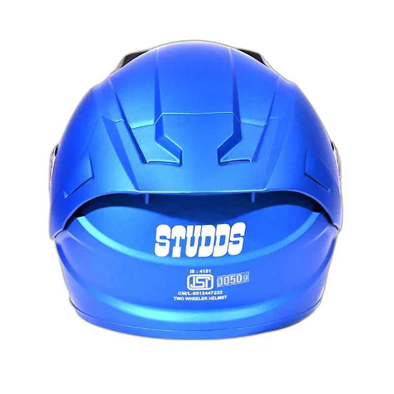 STUDDS Raider Super D1 Blue N1 Full Face Helmet