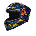 STUDDS Raider Super D1 Blue N5 Full Face Helmet