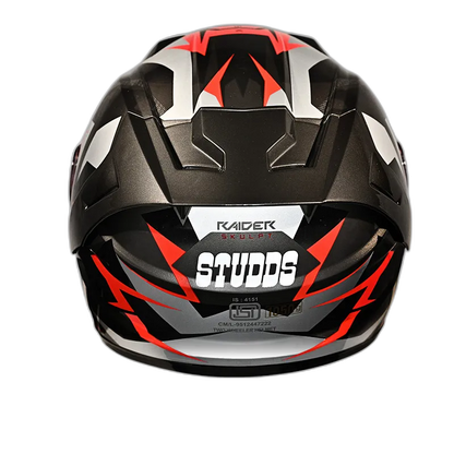 STUDDS Raider Super D1 Grey N2 Full Face Helmet
