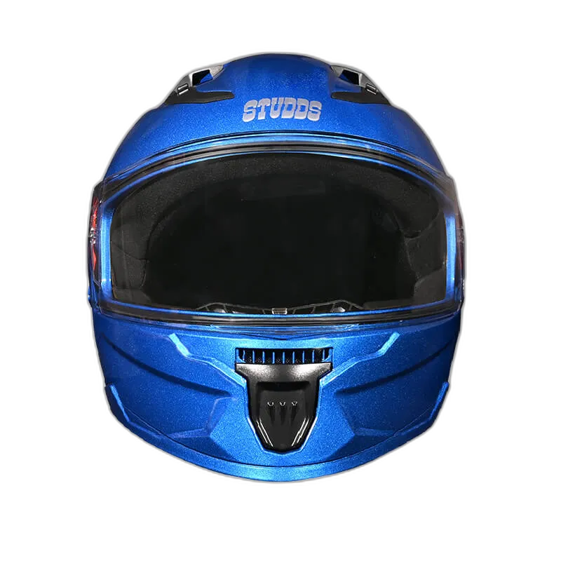 STUDDS Raider Super Flame Blue Full Face Helmet