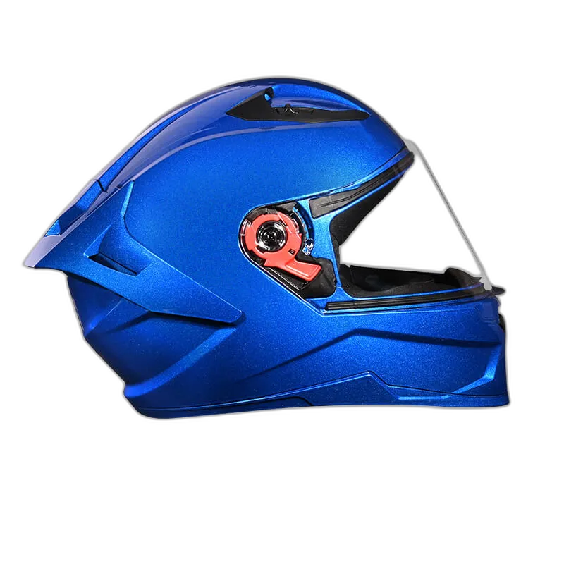 STUDDS Raider Super Flame Blue Full Face Helmet