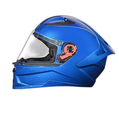 STUDDS Raider Super Flame Blue Full Face Helmet