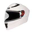 STUDDS Raider Super White Full Face Helmet