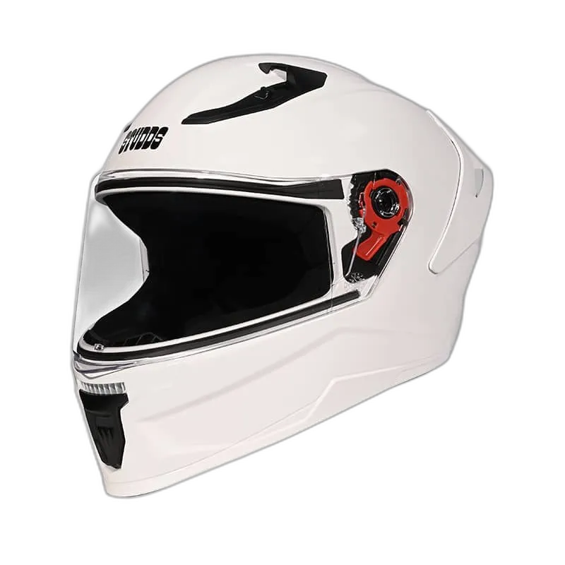 STUDDS Raider Super White Full Face Helmet