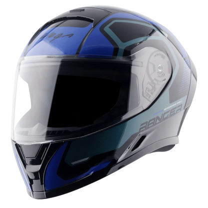 VEGA Ranger Dx Crew Black M Blue Full Face Helmet
