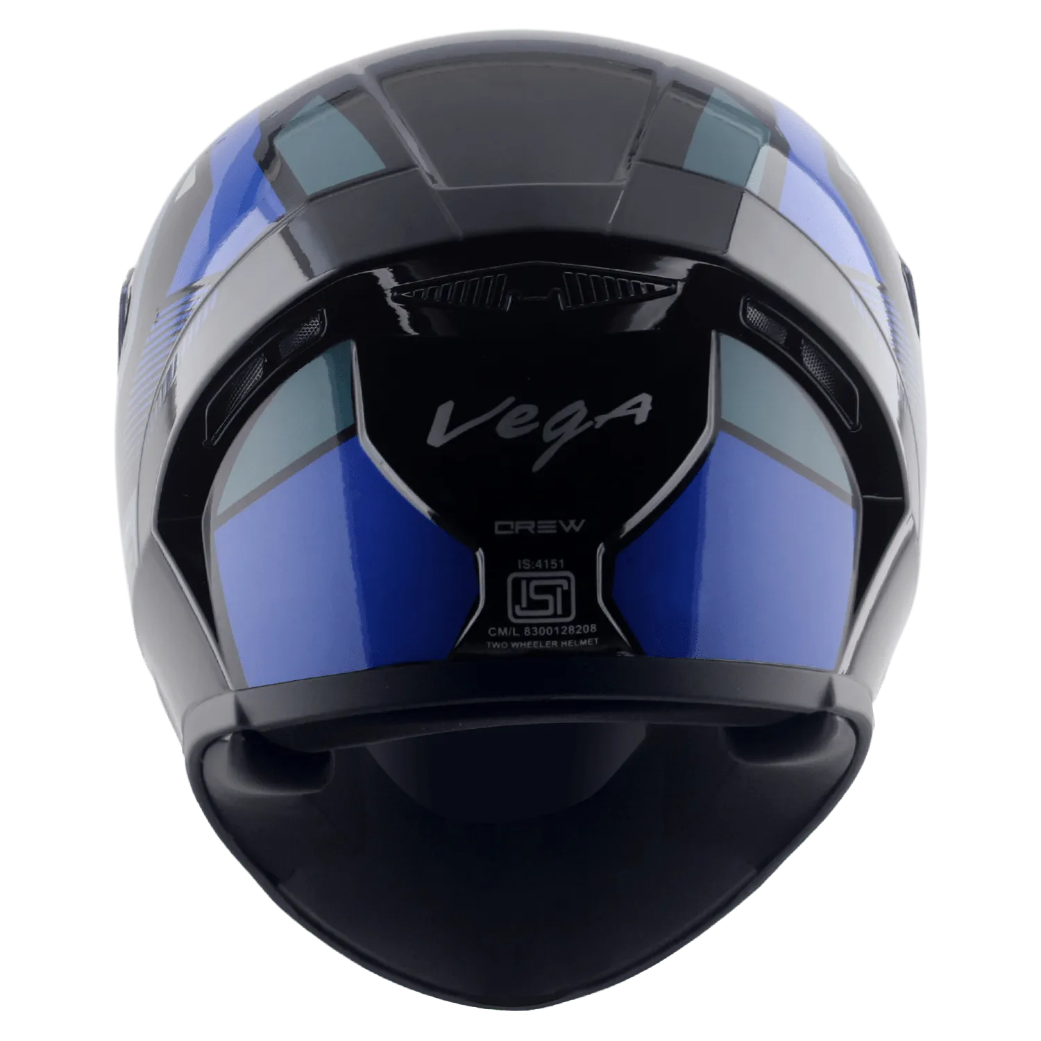 VEGA Ranger Dx Crew Black M Blue Full Face Helmet