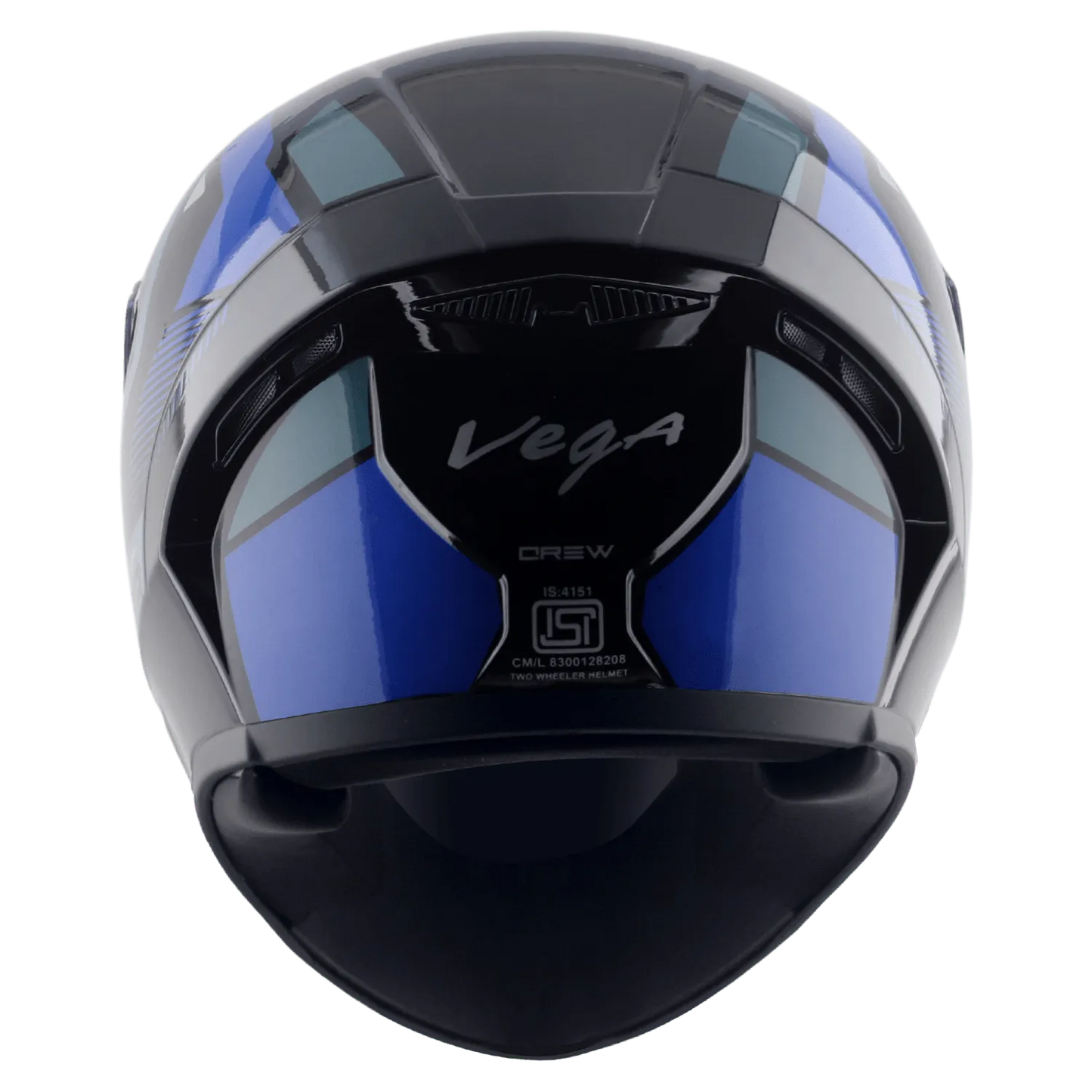 VEGA Ranger Dx Crew Black M Blue Full Face Helmet