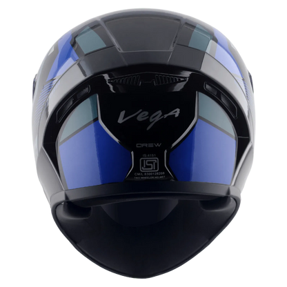VEGA Ranger Dx Crew Black M Blue Full Face Helmet