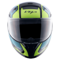 VEGA Ranger Dx Crew Black Neon Yellow Full Face Helmet