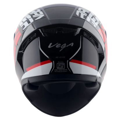 VEGA Ranger Dx Crew Dull Black Red Full Face Helmet