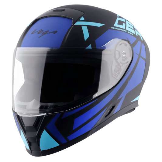 VEGA Ranger Dx Revenge Black M Blue Full Face Helmet