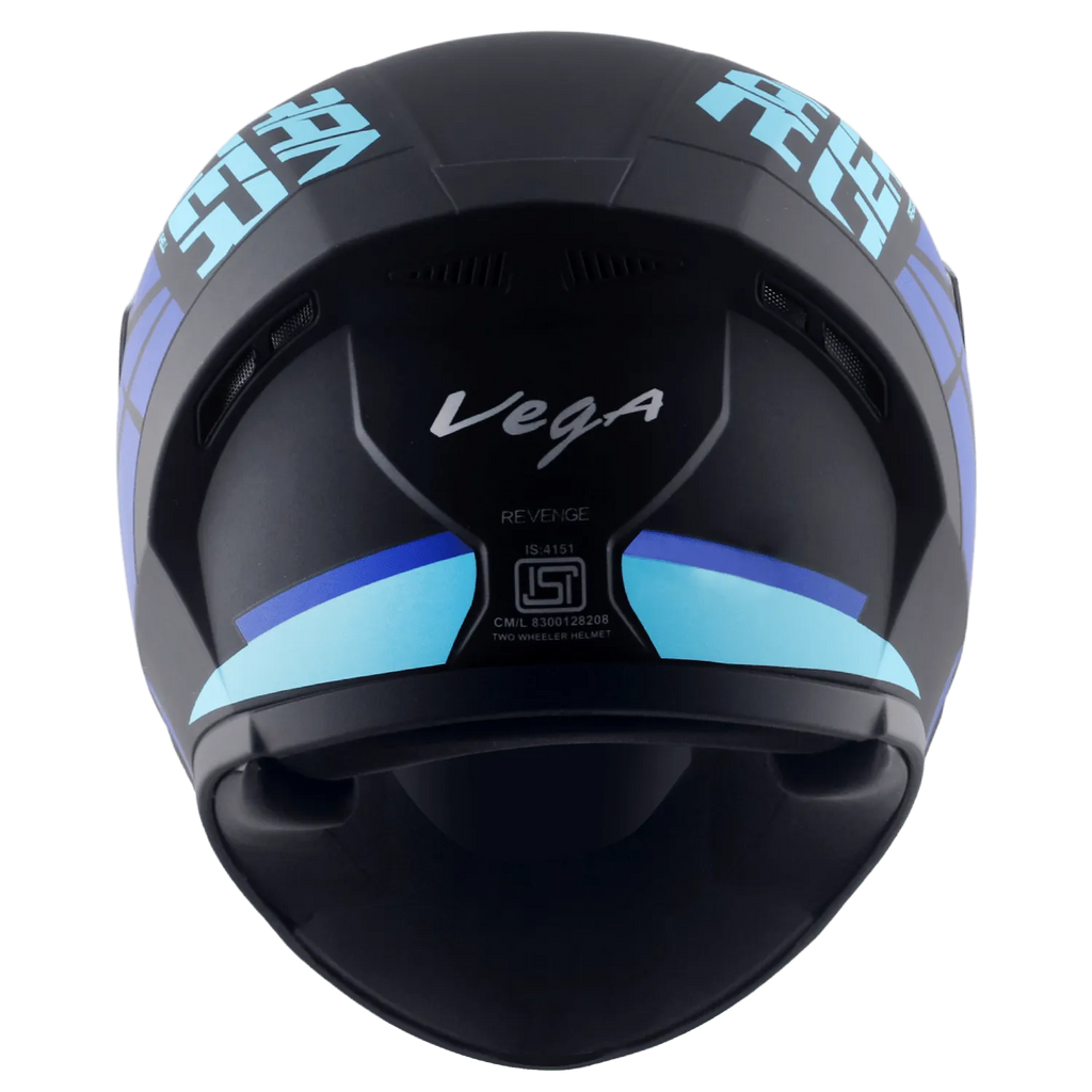 VEGA Ranger Dx Revenge Black M Blue Full Face Helmet
