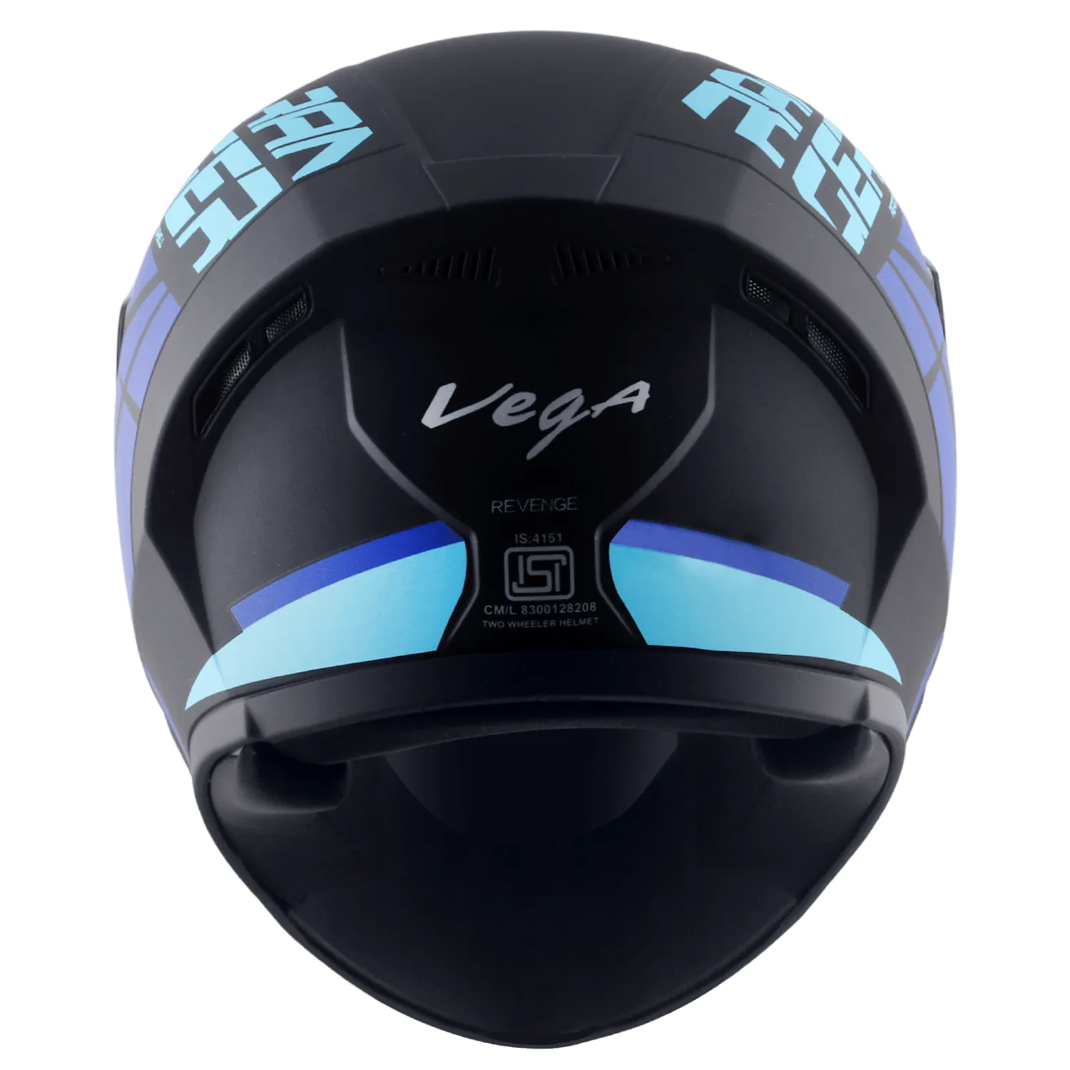 VEGA Ranger Dx Revenge Black M Blue Full Face Helmet