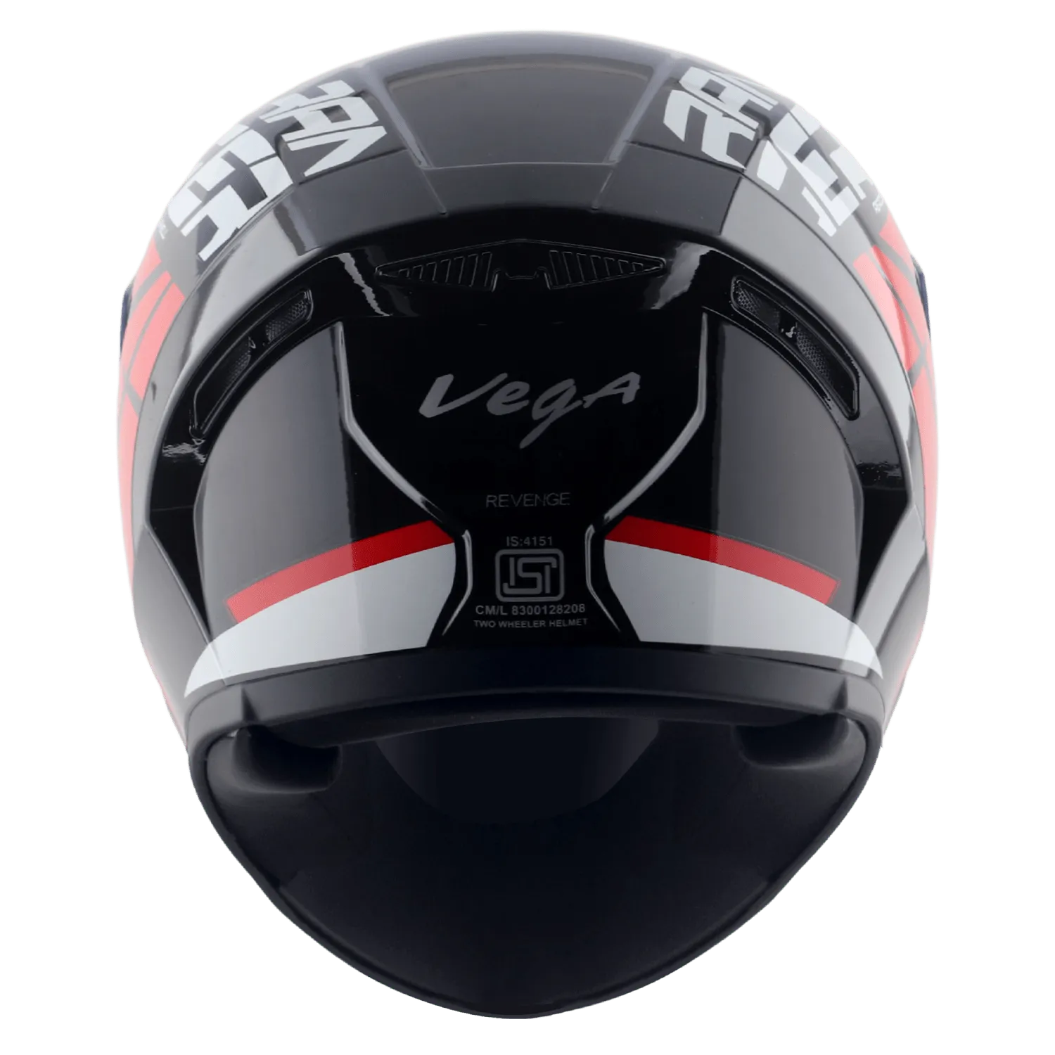 VEGA Ranger Dx Revenge Black Red Full Face Helmet