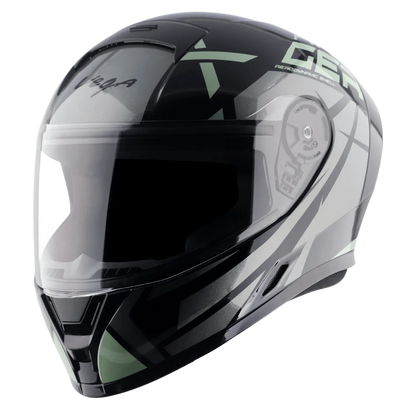 VEGA Ranger Dx Revenge Dull Black Gray Full Face Helmet