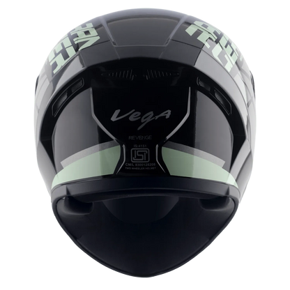 VEGA Ranger Dx Revenge Dull Black Gray Full Face Helmet