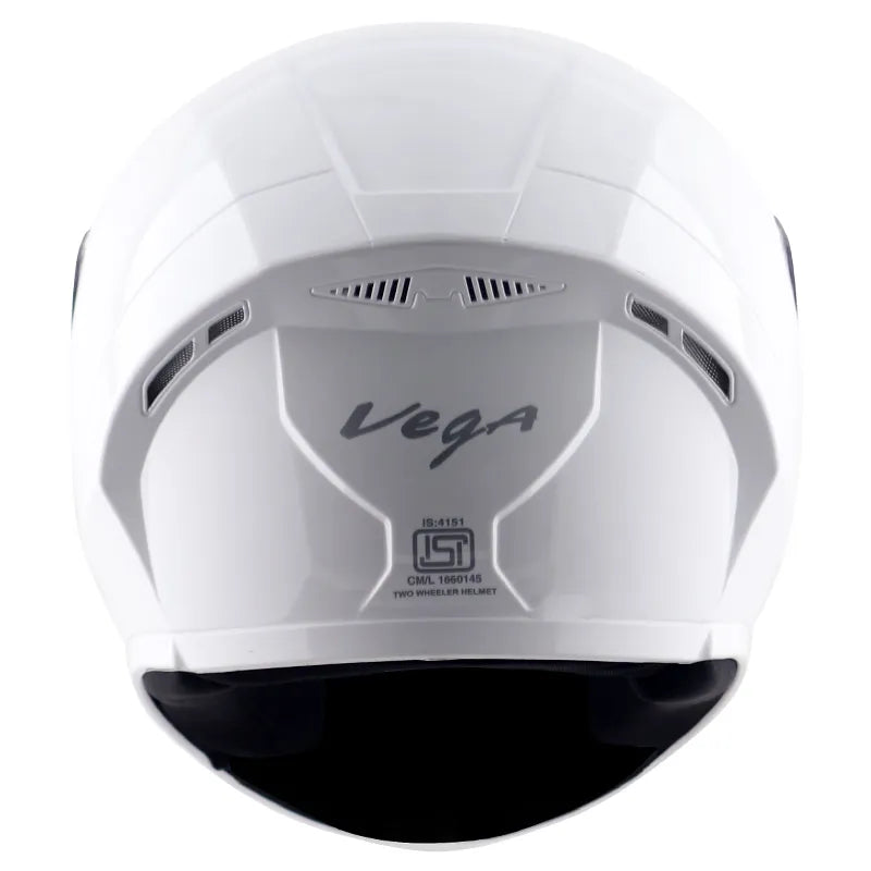 VEGA Ranger Dx Solid White Full Face Helmet