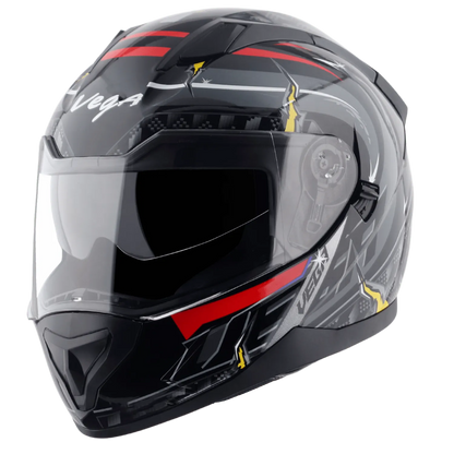VEGA Rapid Dx Drack Black Blue Full Face Helmet