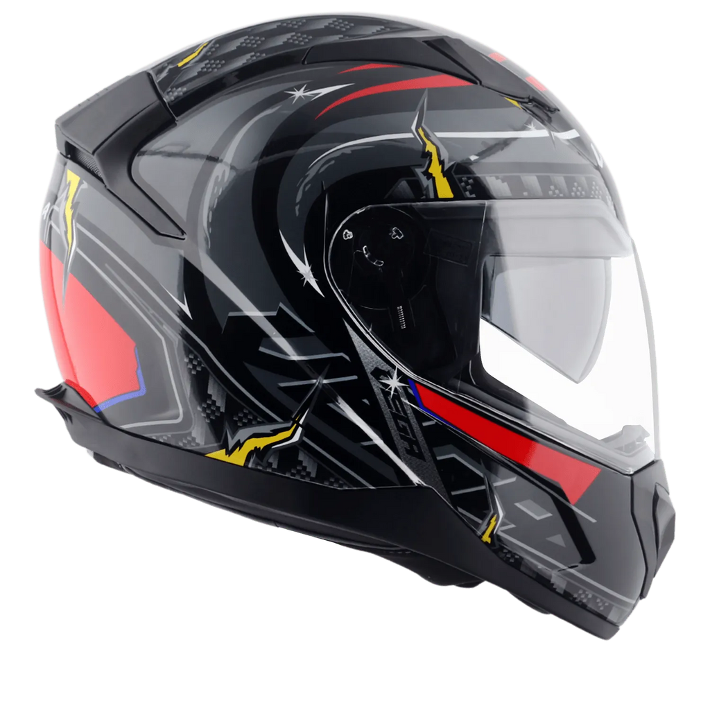 VEGA Rapid Dx Drack Black Red Full Face Helmet