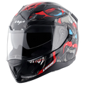 VEGA Rapid Dx Mandy Monkey Black Red Full Face Helmet