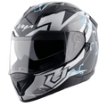VEGA Rapid Dx Flash Black Grey Full Face Helmet
