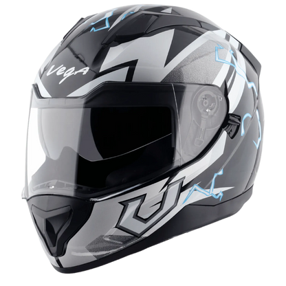 VEGA Rapid Dx Flash Black Grey Full Face Helmet