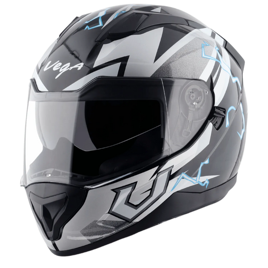 VEGA Rapid Dx Flash Black Grey Full Face Helmet