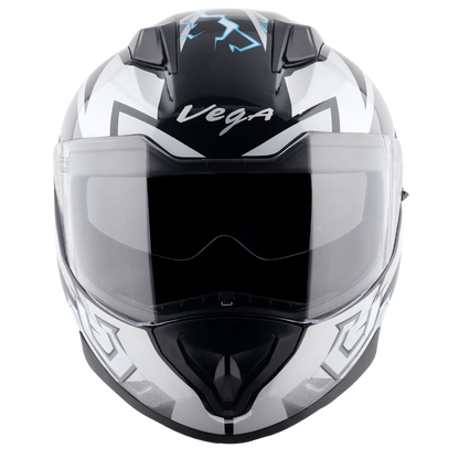 VEGA Rapid Dx Flash Black Grey Full Face Helmet