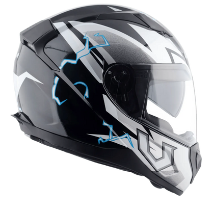 VEGA Rapid Dx Flash Black Grey Full Face Helmet