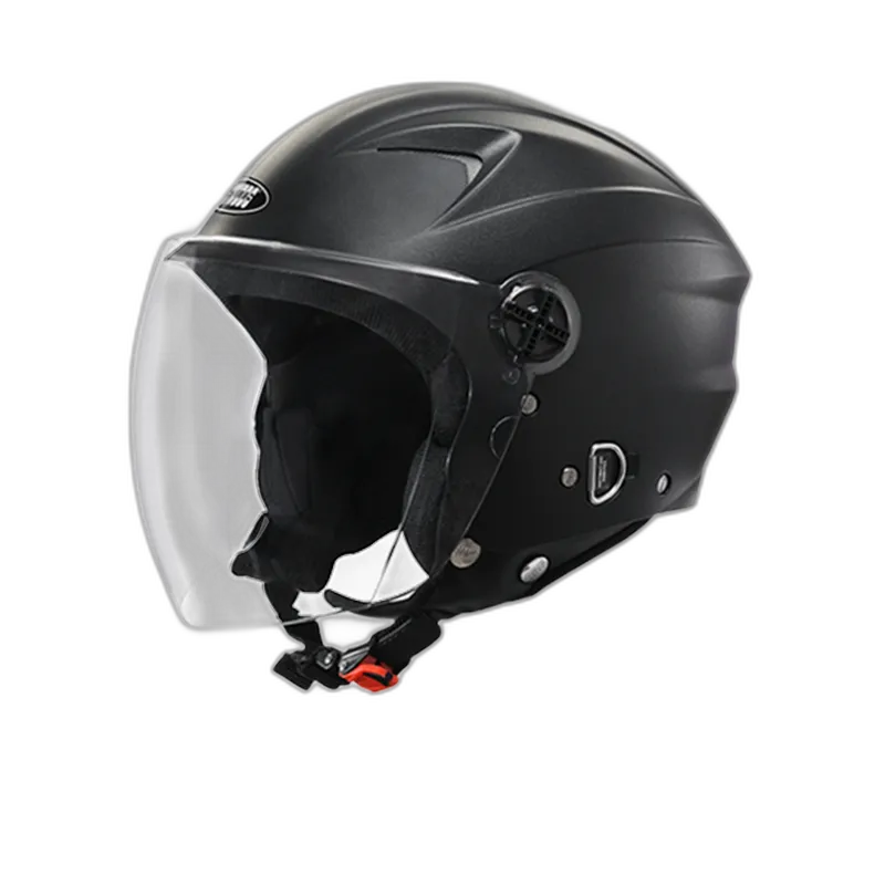 STUDDS Ray Black Half Face Helmet