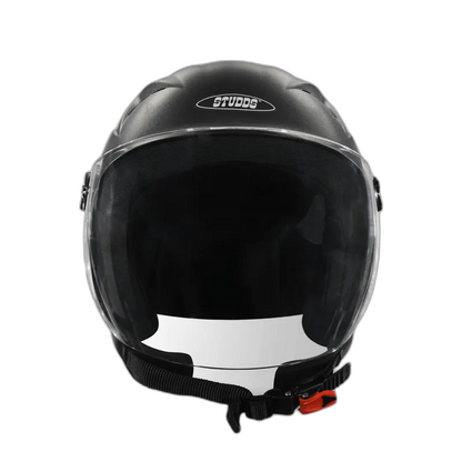 STUDDS Ray Black Half Face Helmet
