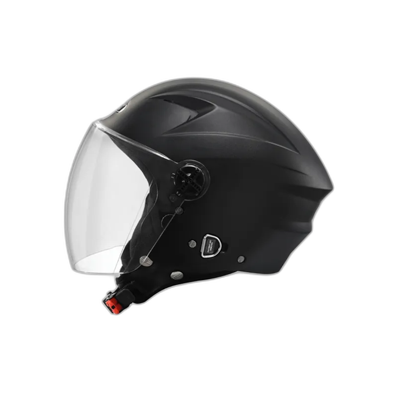 STUDDS Ray Black Half Face Helmet
